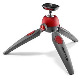 Manfrotto PIXI EVO 2-Section Mini Tripod, Red