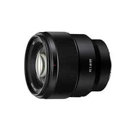 Sony SEL85F18 85mm F/1.8-22 Medium-Telephoto Fixed Prime Camera Lens, Black